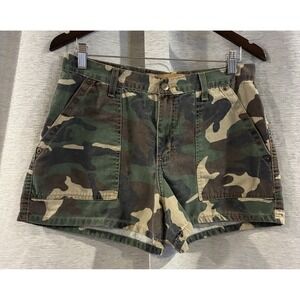 Y2k Mudd Camo Shorts 2000s Size 13 Festival